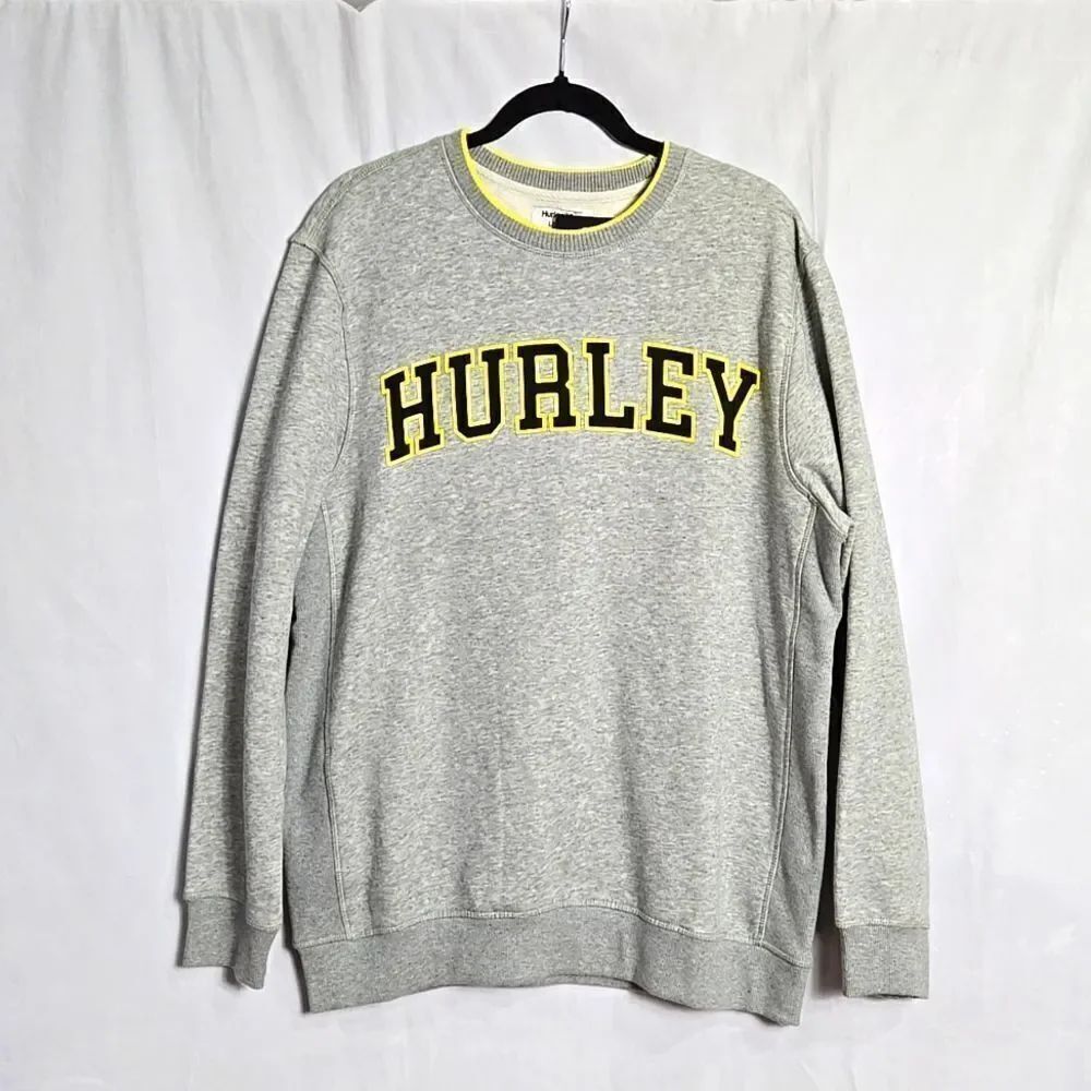 NWT.. HURLEY.. gray sweater..
